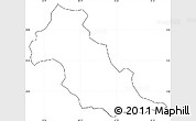 Blank Simple Map of Patillas, cropped outside
