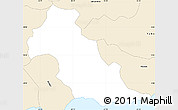 Classic Style Simple Map of Patillas