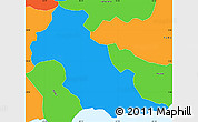 Political Simple Map of Patillas