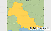 Savanna Style Simple Map of Patillas