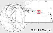 Blank Location Map of Rincón