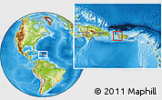 Physical Location Map of Rincón