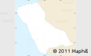Classic Style Simple Map of Rincón