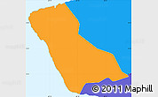 Political Simple Map of Rincón