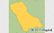 Savanna Style Simple Map of Rincón, cropped outside