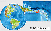 Physical Location Map of Río Grande