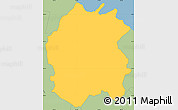 Savanna Style Simple Map of Río Grande