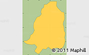 Savanna Style Simple Map of San Lorenzo, cropped outside