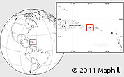 Blank Location Map of San Sebastián