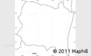 Blank Simple Map of San Sebastián
