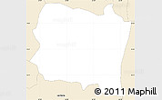 Classic Style Simple Map of San Sebastián