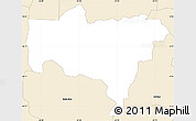 Classic Style Simple Map of Utuado