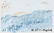 Shaded Relief 3D Map of Vieques, lighten