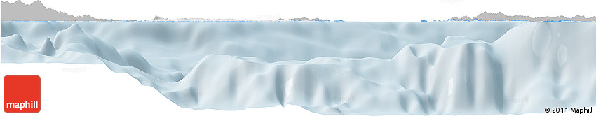 Gray Horizon Map of Vieques, single color outside