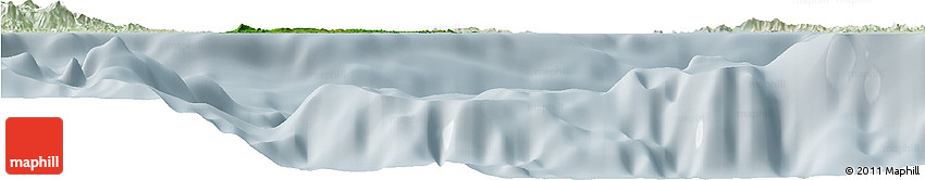 Satellite Horizon Map of Vieques, lighten