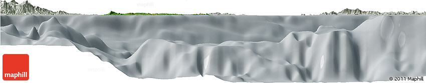 Satellite Horizon Map of Vieques, lighten, semi-desaturated