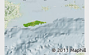 Satellite Map of Vieques, lighten