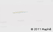 Shaded Relief Panoramic Map of Vieques, cropped outside