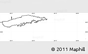 Blank Simple Map of Vieques, cropped outside, no labels