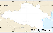 Classic Style Simple Map of Yabucoa