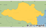Savanna Style Simple Map of Yabucoa