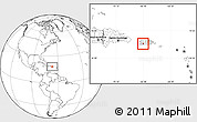 Blank Location Map of Yauco