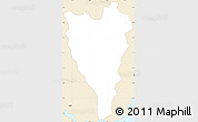 Classic Style Simple Map of Yauco