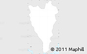 Silver Style Simple Map of Yauco