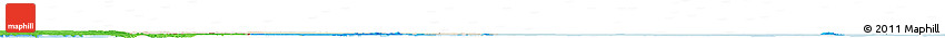 Satellite Horizon Map of Qatar, political shades outside