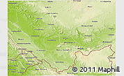 Physical 3D Map of Bouenza