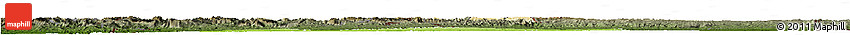 Physical Horizon Map of Bouenza, darken