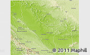 Physical 3D Map of Loudima