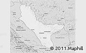 Silver Style 3D Map of Loudima