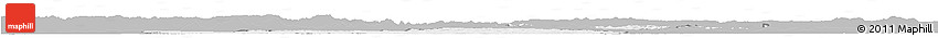 Gray Horizon Map of Loudima, single color outside
