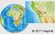 Physical Location Map of Loudima