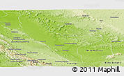 Physical Panoramic Map of Loudima