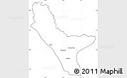 Blank Simple Map of Loudima, cropped outside