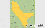 Savanna Style Simple Map of Loudima