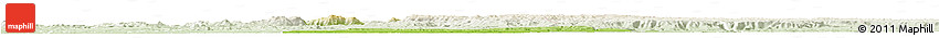 Physical Horizon Map of Madingou, lighten