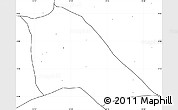Blank Simple Map of Madingou, no labels