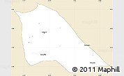 Classic Style Simple Map of Madingou, single color outside