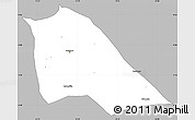 Gray Simple Map of Madingou, single color outside