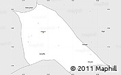 Silver Style Simple Map of Madingou