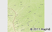 Physical 3D Map of Ewo