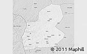 Silver Style 3D Map of Ewo