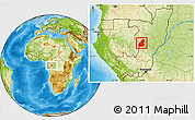 Physical Location Map of Ewo