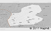 Gray Panoramic Map of Ewo