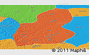Political Panoramic Map of Ewo