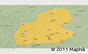 Savanna Style Panoramic Map of Ewo