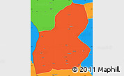 Political Simple Map of Ewo